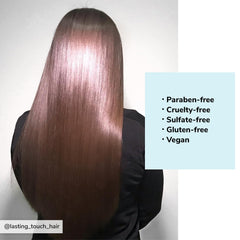 COLOR WOW in-use rinsing hair, protecting color while detangling