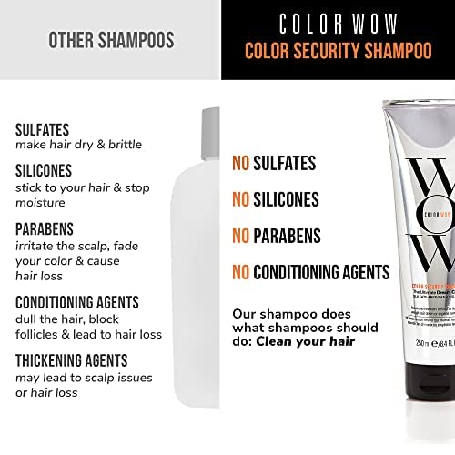 COLOR WOW bottles in hand for scale, travel and shelf-friendly