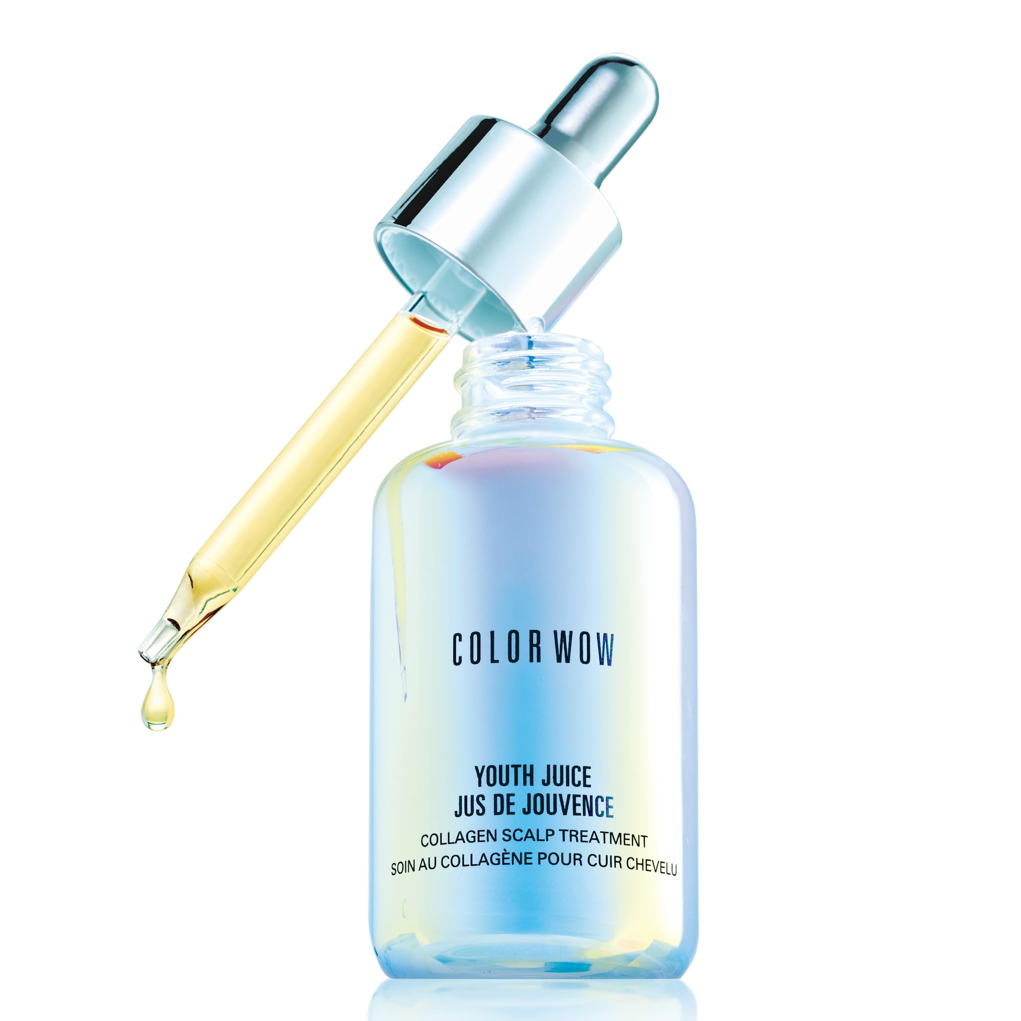 COLOR WOW front packaging showing product bottle and benefits