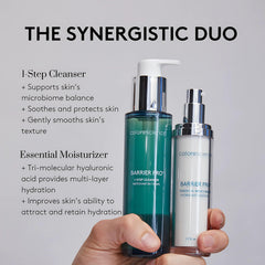 Colorescience ingredients label closeup showing pH‑respecting and gentle components