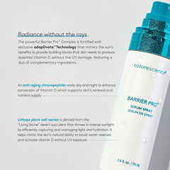 Colorescience serum texture on hand highlighting lightweight absorption benefit: fast-absorbing