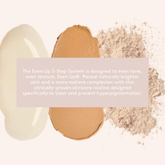 Colorescience Even Up splashed with water illustrating 40-minute water resistance