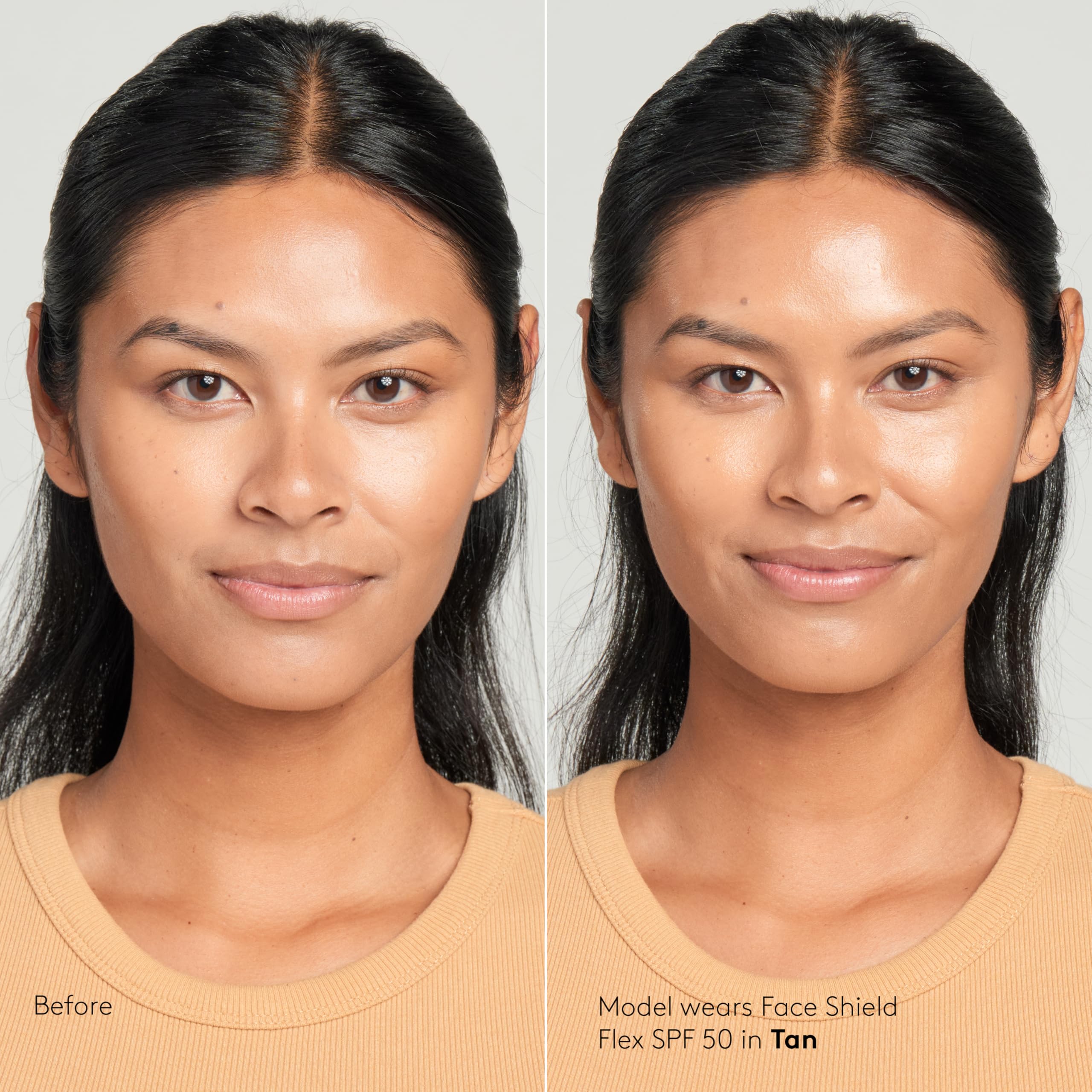 Colorescience swatch on skin showing blooming pigments for even skin tone