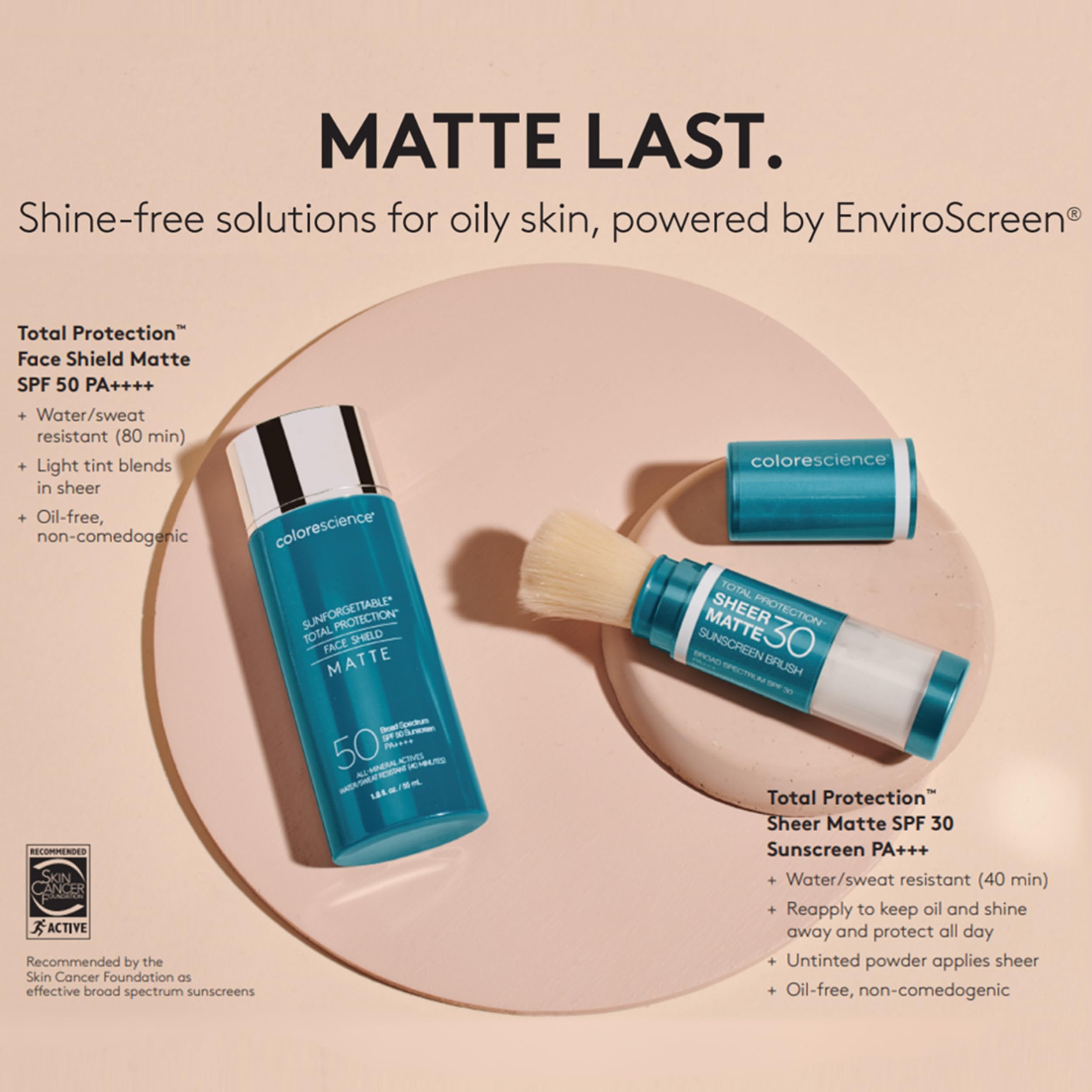 Colorescience 1.8 fl oz size comparison for travel-friendly protection