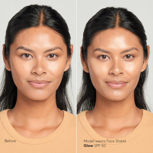 Colorescience close-up of luminous texture highlighting smooth blendability