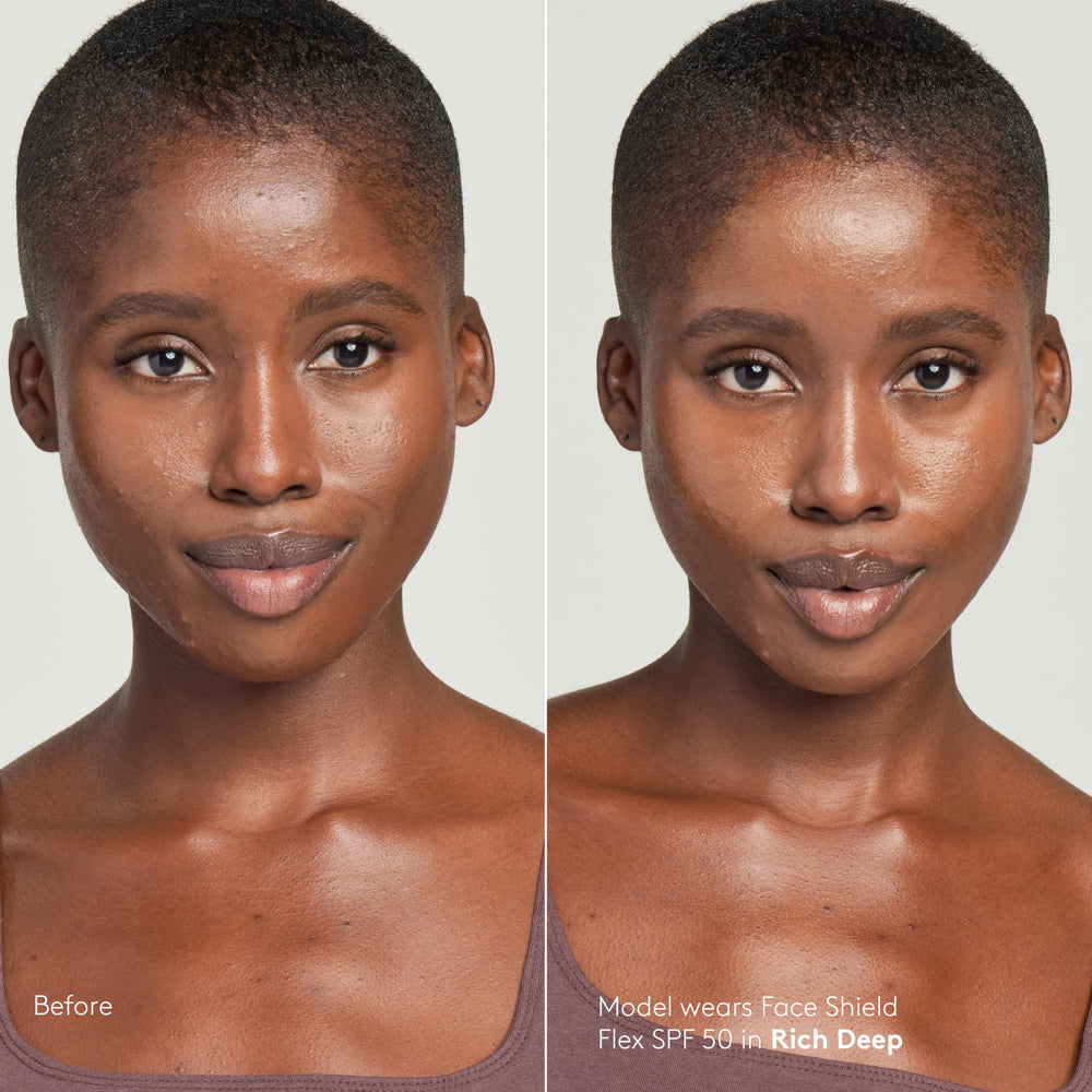 Colorescience FLEX tube dispensing product demonstrating controlled amount for coverage