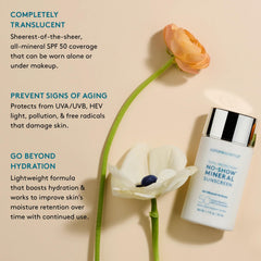 colorescience applied on skin showing seamless blend and invisible finish benefit