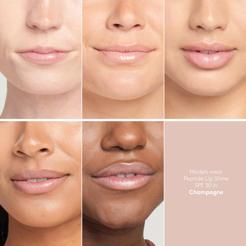 Colorescience texture closeup highlighting glossy finish and hydration
