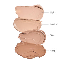 Colorescience swatch on hand showing medium tint and natural coverage