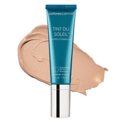 Colorescience front bottle showing medium shade and SPF benefit