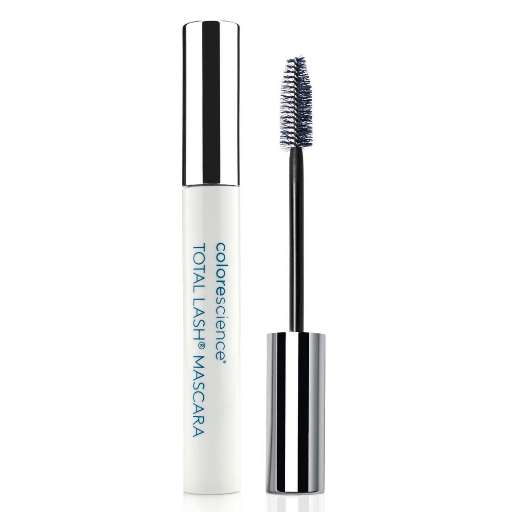Colorescience Total Lash front packaging showing sleek black tube and benefit