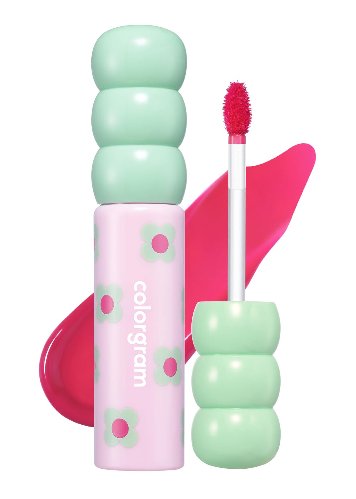 COLORGRAM bottle front packaging shows vibrant berry shade and glossy finish