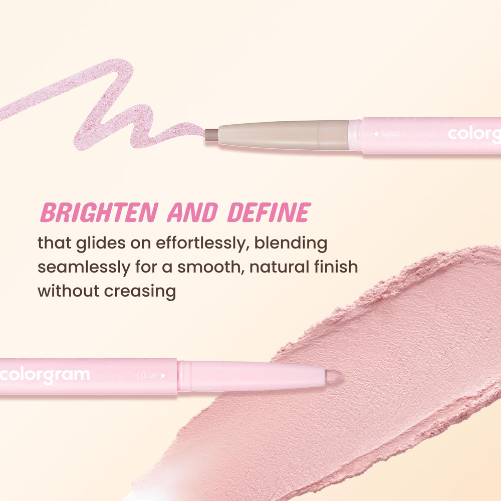 COLORGRAM application demo under eye illustrates aegyo-sal shaping benefit