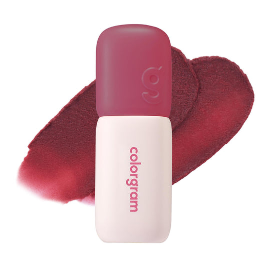 COLORGRAM tube front view showing sleek travel-ready packaging and clear shade