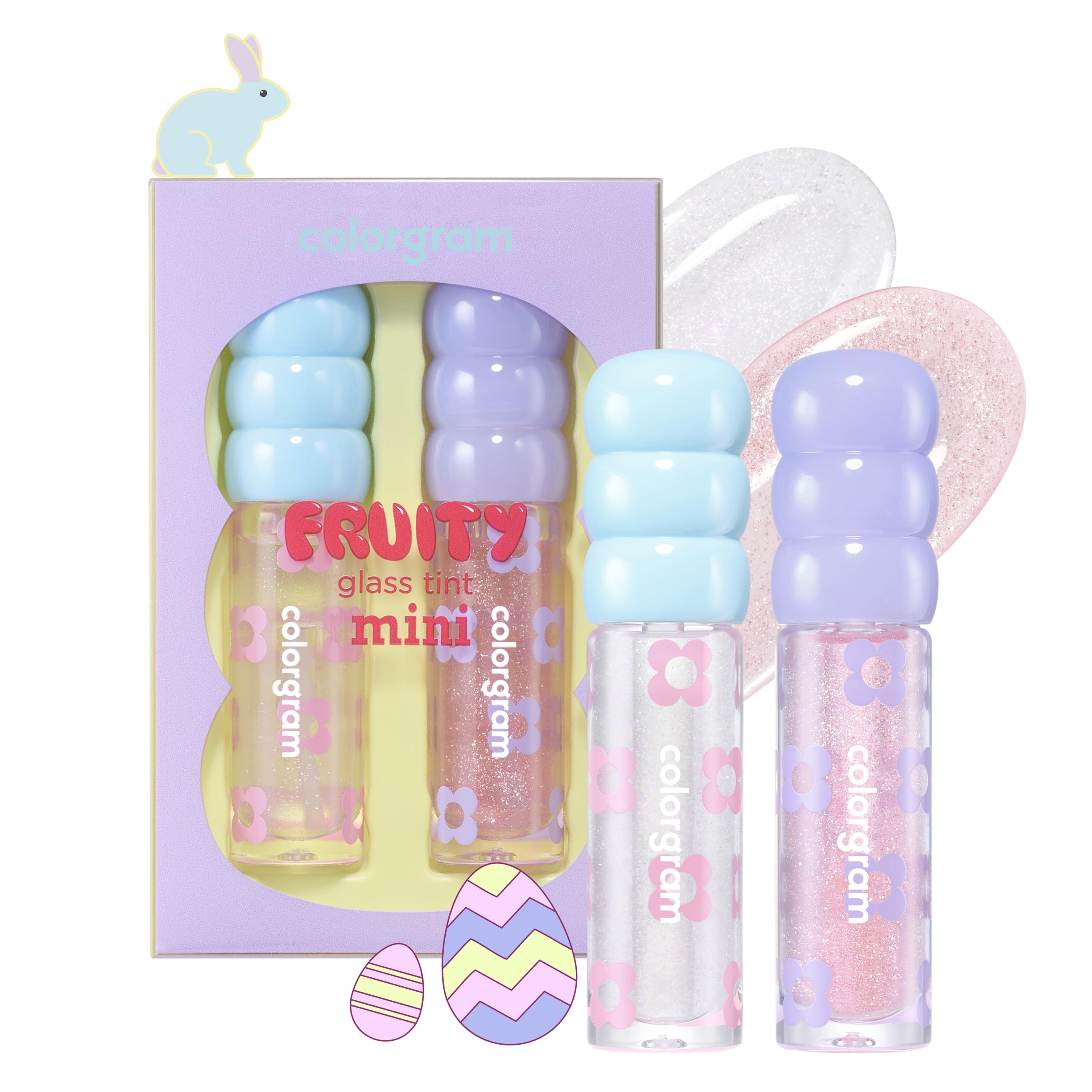 COLORGRAM double gloss mini front packaging showing compact duo and bright design