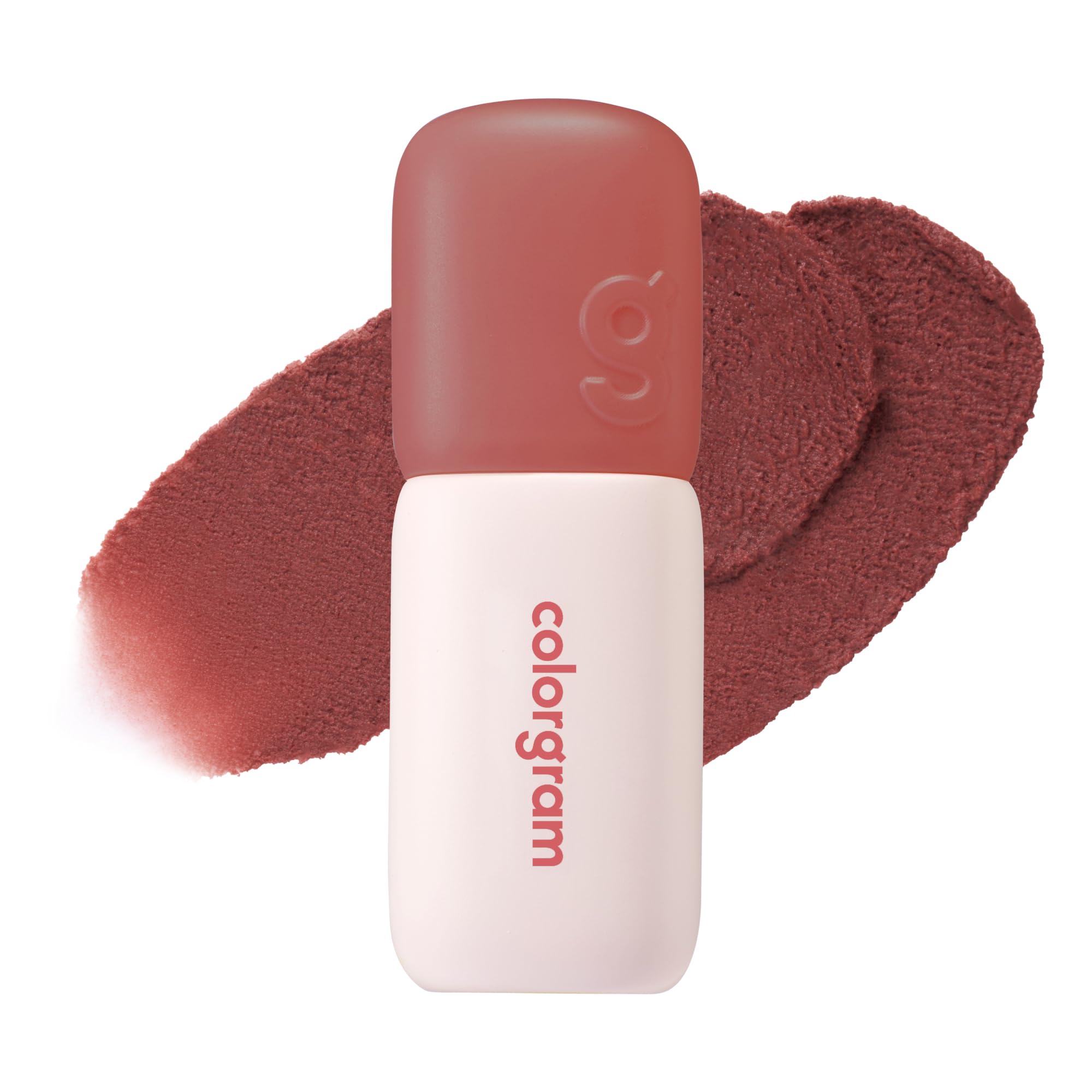 COLORGRAM front tube showing deep chocolate tint for travel-ready convenience