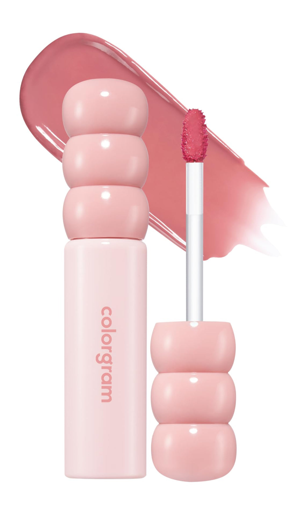 COLORGRAM front packaging showcasing Sulky Lychee glossy tint and branding benefits