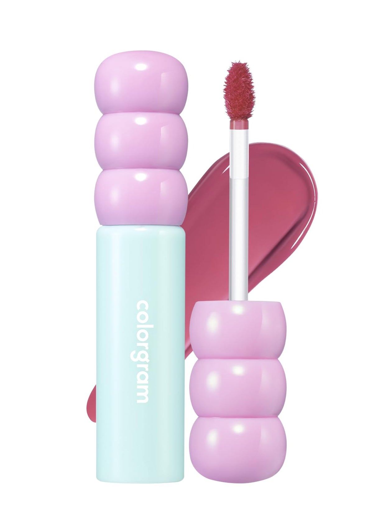 COLORGRAM front packaging showing Heartful Mulberry shade and glossy finish