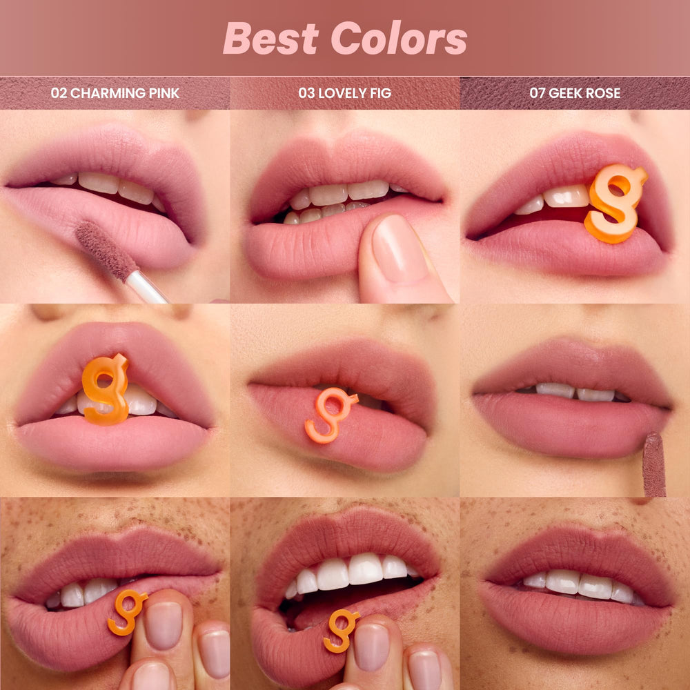 COLORGRAM cheek application on model highlighting buildable color and blurred finish