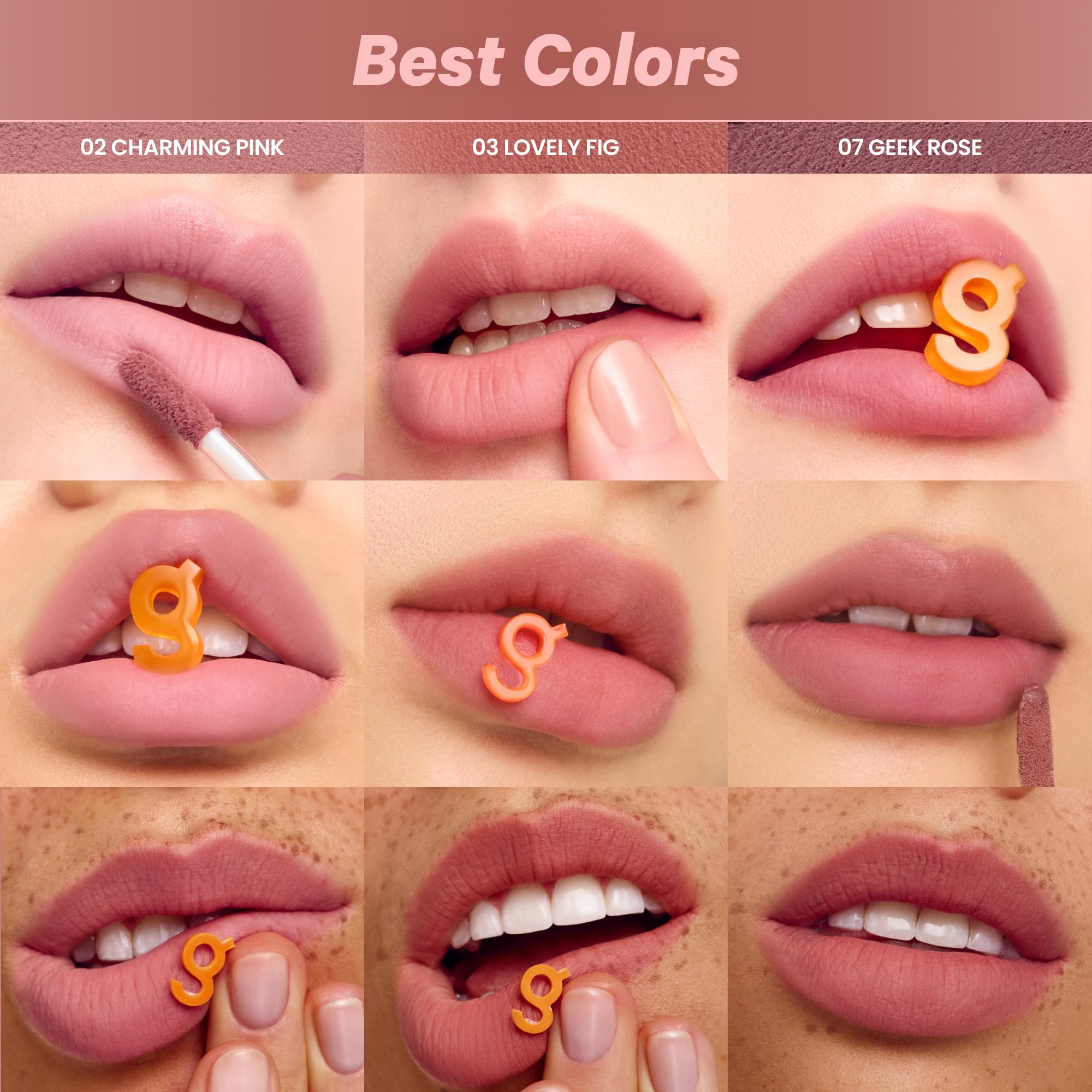 COLORGRAM cheek application on skin demonstrating soft-focus blur effect