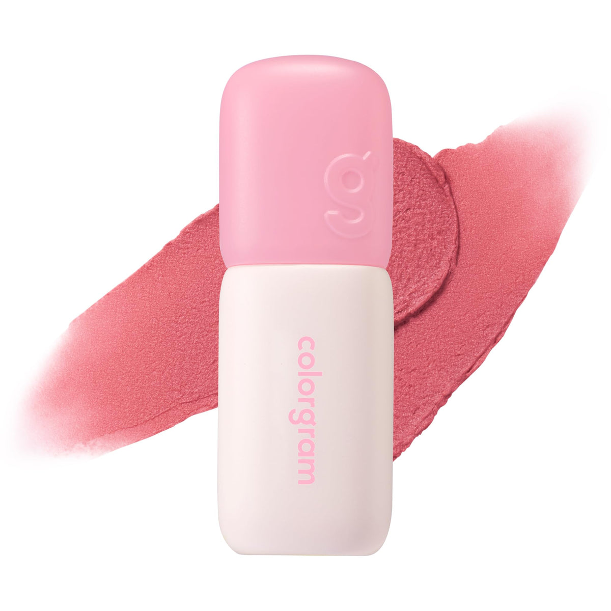 COLORGRAM tube front view showing compact travel-friendly design and visual appeal