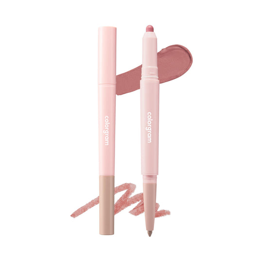 COLORGRAM front packaging showing slim retractable over-lip maker, travel-friendly convenience
