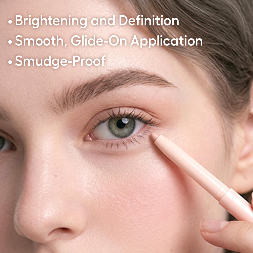 COLORGRAM applying Berry under the eye for brightening and wakeful look
