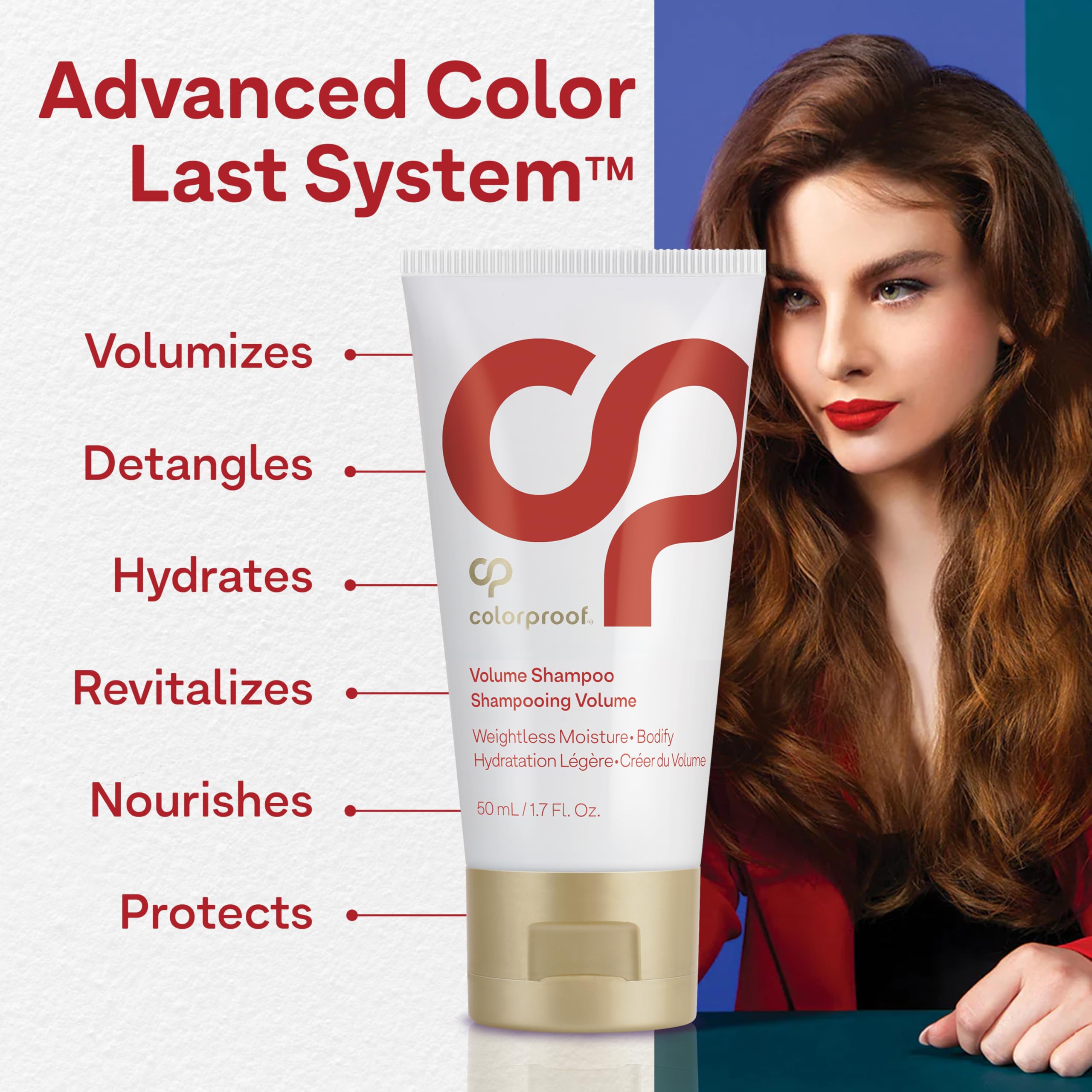 ColorProof shampoo staged on bathroom shelf for everyday routine inspiration