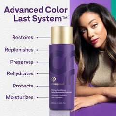 ColorProof conditioner in shower setting demonstrating everyday use