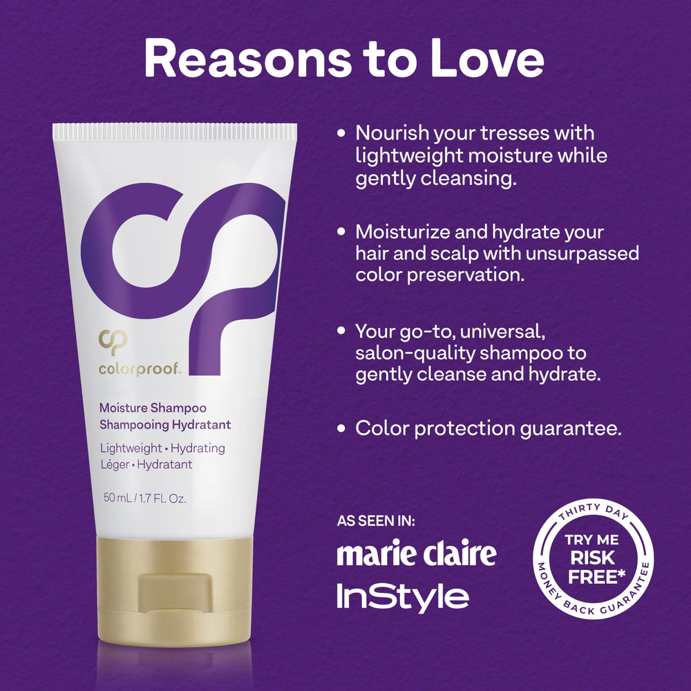 ColorProof shampoo lather texture demonstrating gentle cleansing