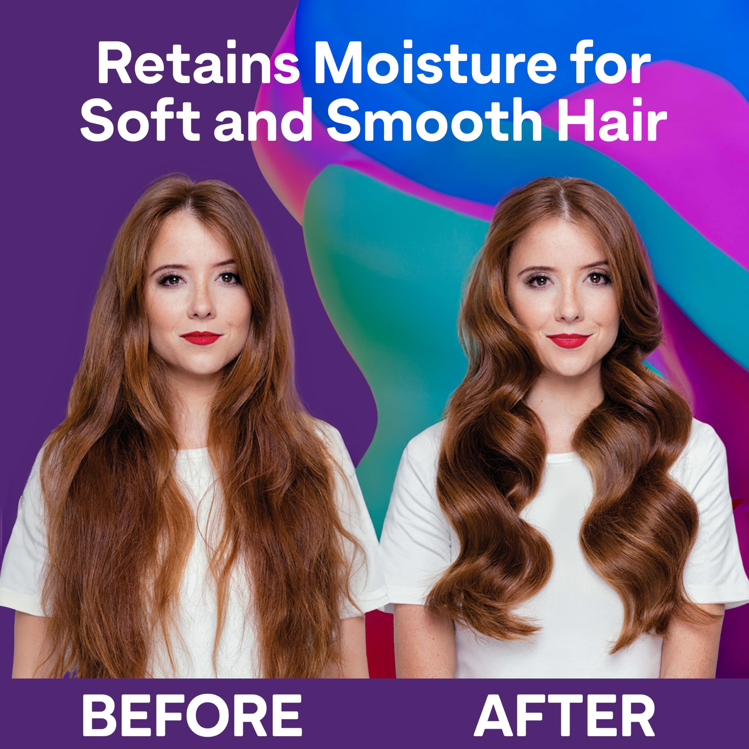 ColorProof in-shower use with hair being massaged for hydrated strands