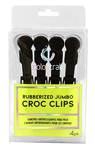 Colortrak black finish clip after color service highlighting stain-resistant quality