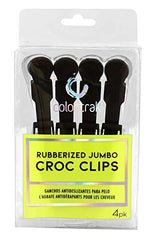 Colortrak black finish clip after color service highlighting stain-resistant quality
