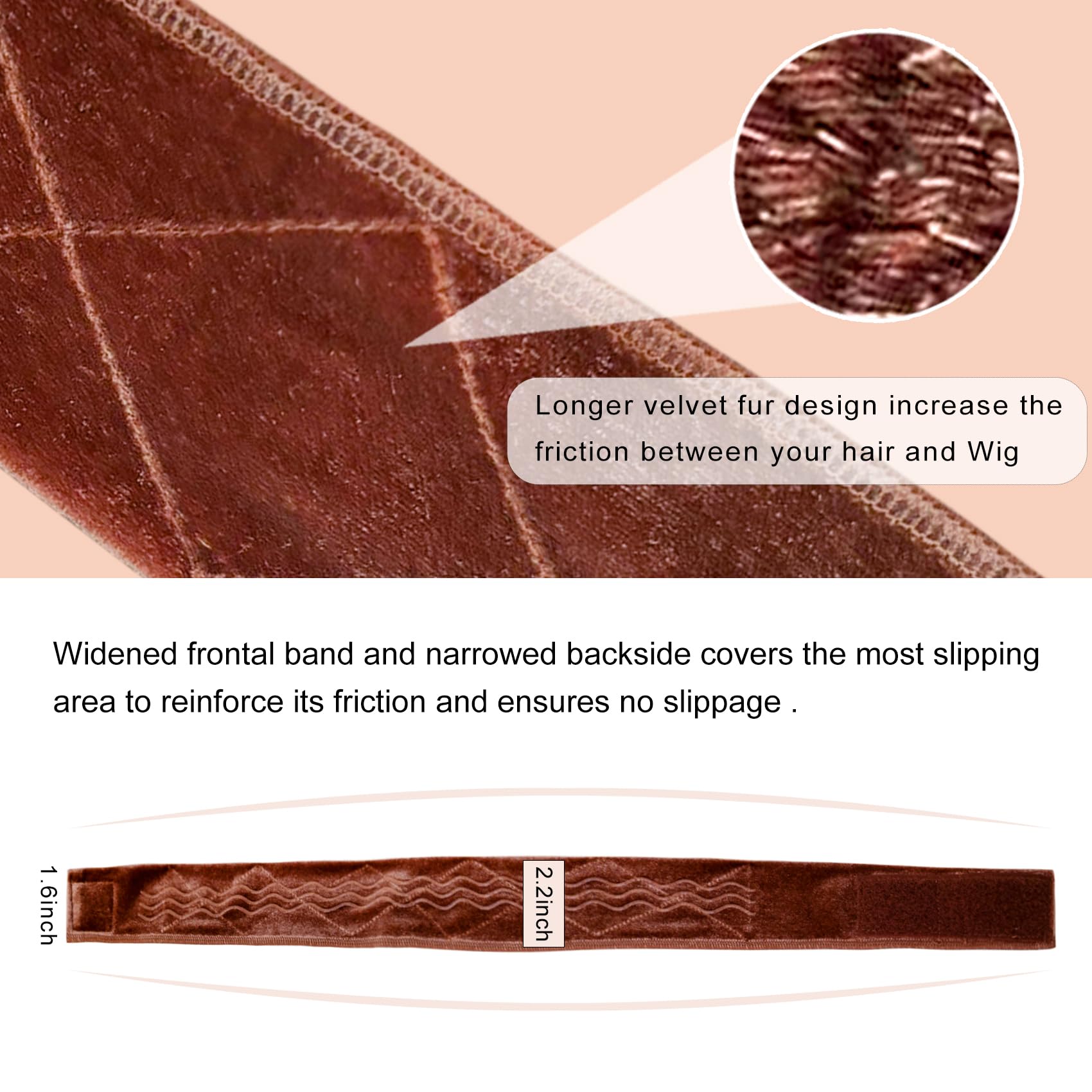 coloryoung on model under wig showing secure hold benefit