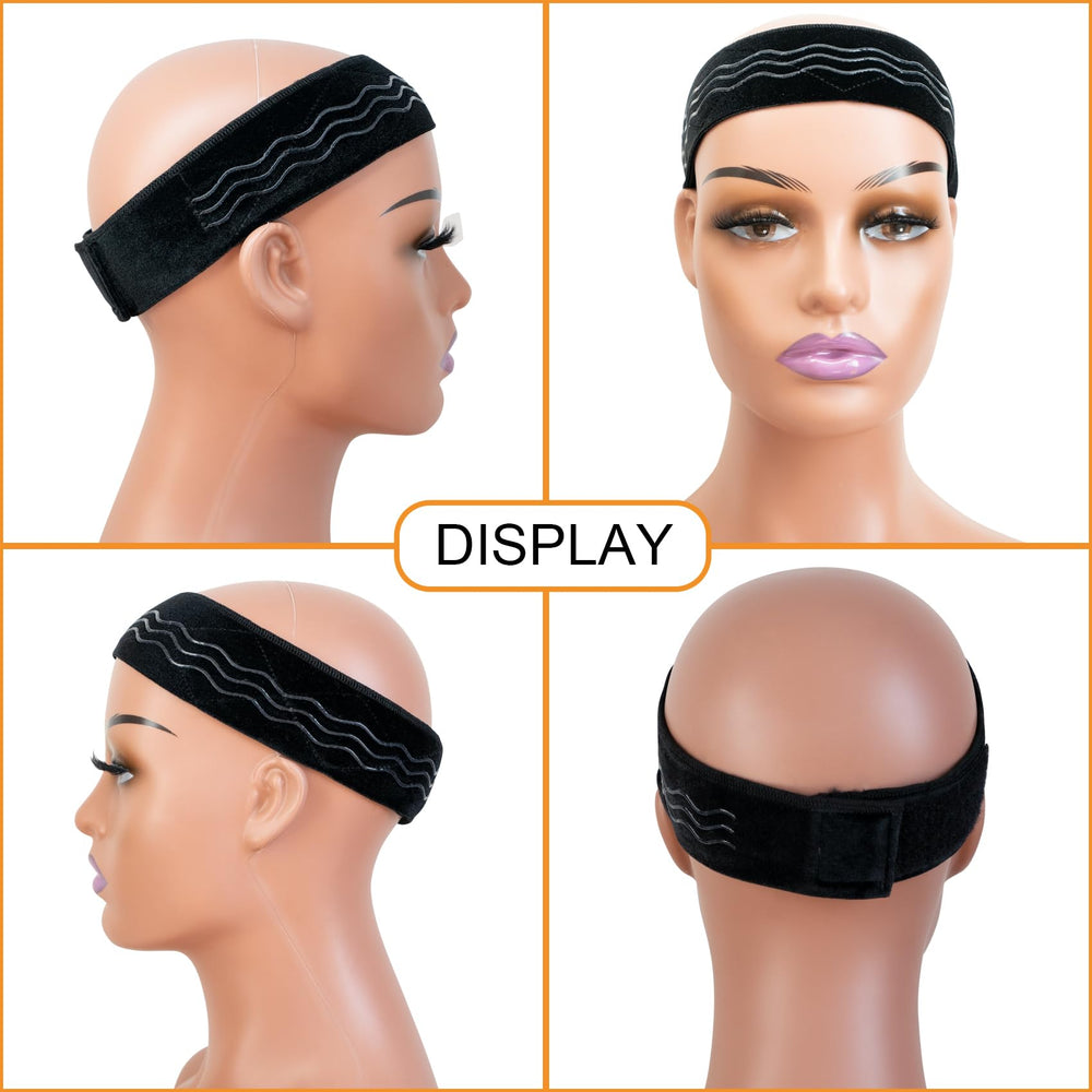 coloryoung wavy silicone detail providing non-slip hold under wigs