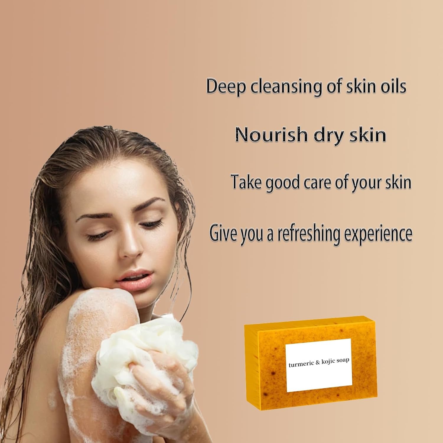 COLOTTE soap lather on forearm demonstrating smooth moisturizing benefit