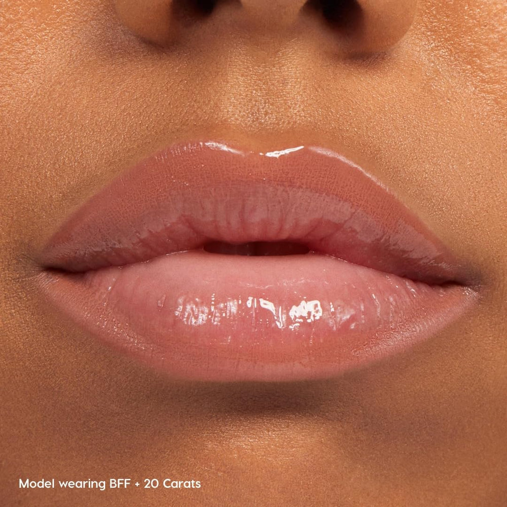 ColourPop Ultra Glossy 20 Carats applicator tip detail highlighting plush wand and easy, even coverage
