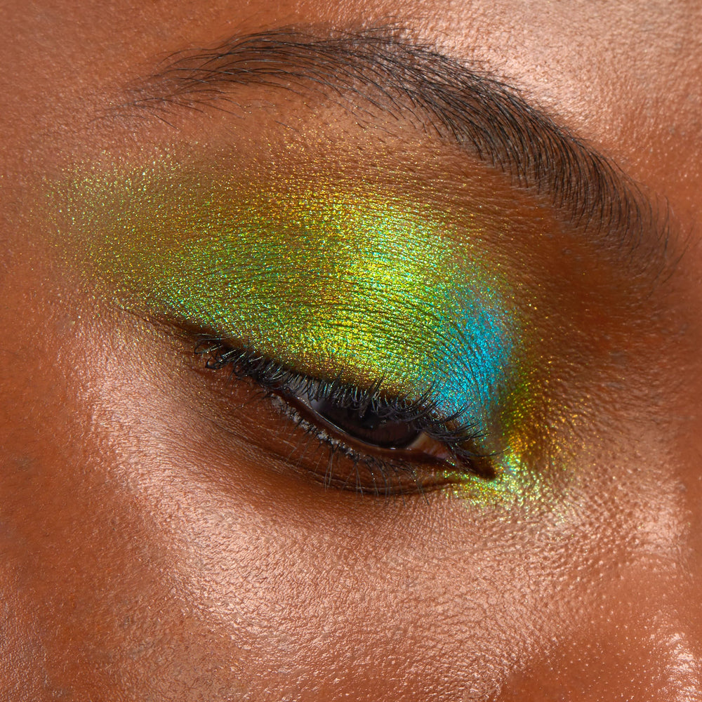 ColourPop Beetle angled shot highlighting vivid multichrome shift benefits