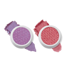ColourPop Berry Pop front duo showing Ripple and Roy G. Biv pans with vibrant payoff