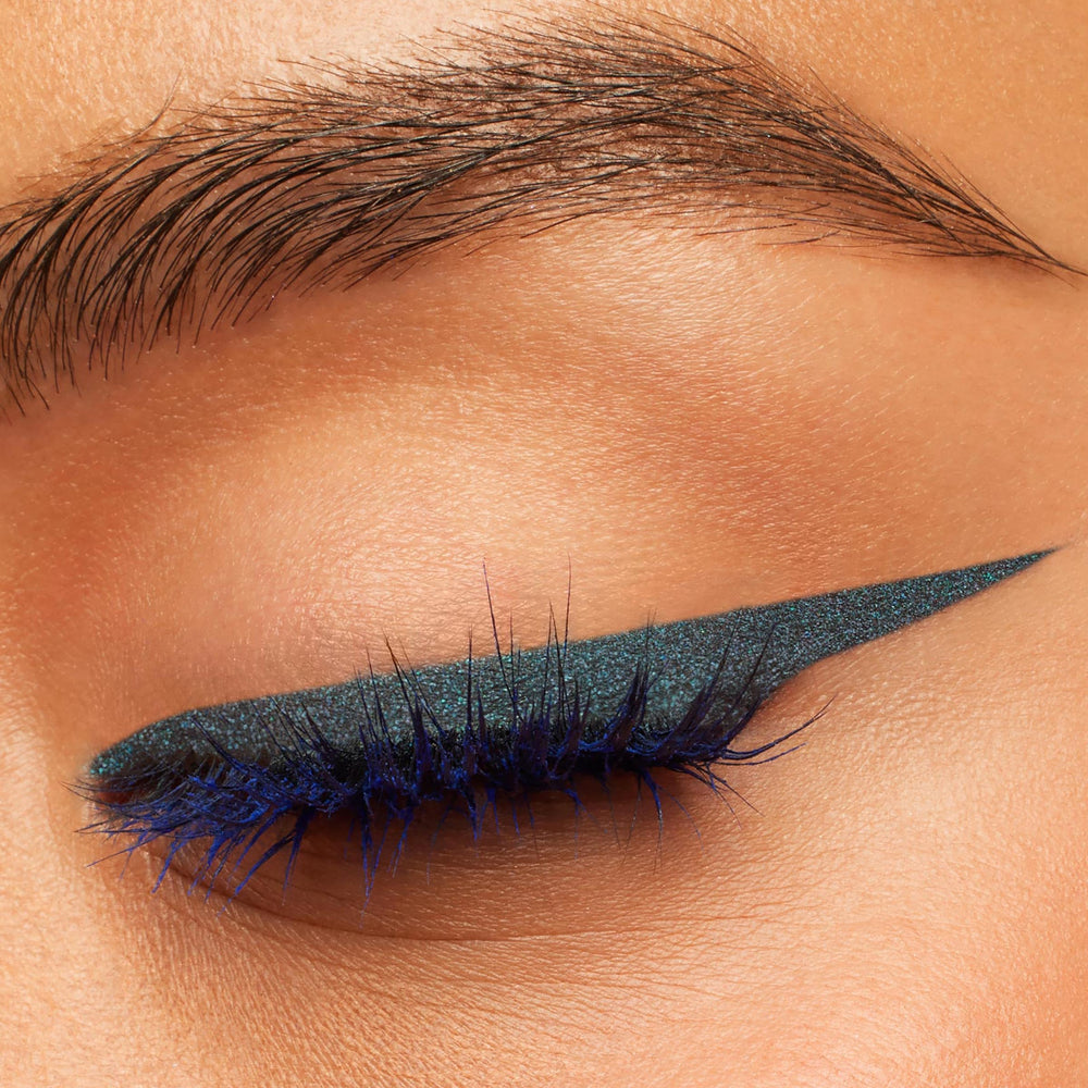 ColourPop BFF creme gel liner applied on waterline demonstrating long-wear finish