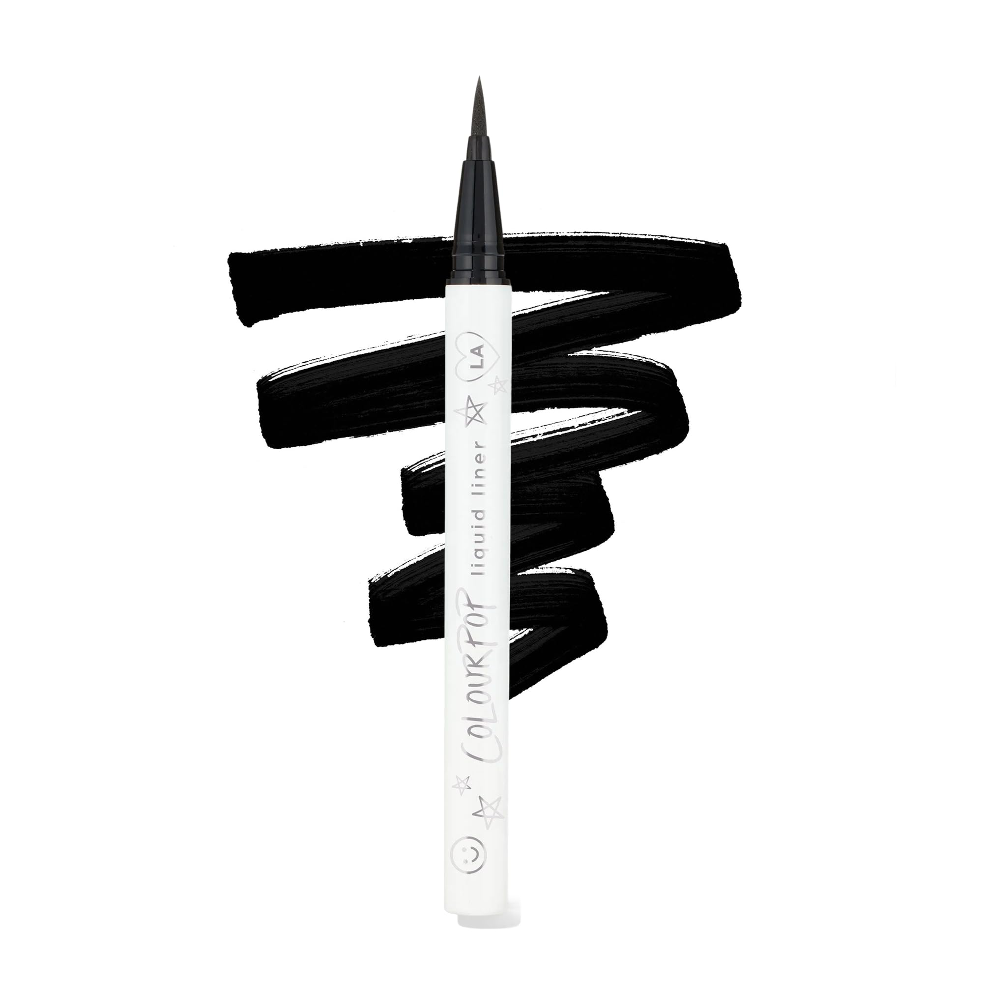 ColourPop BFF Liquid Liner front view showing sleek pen and label benefit precise control