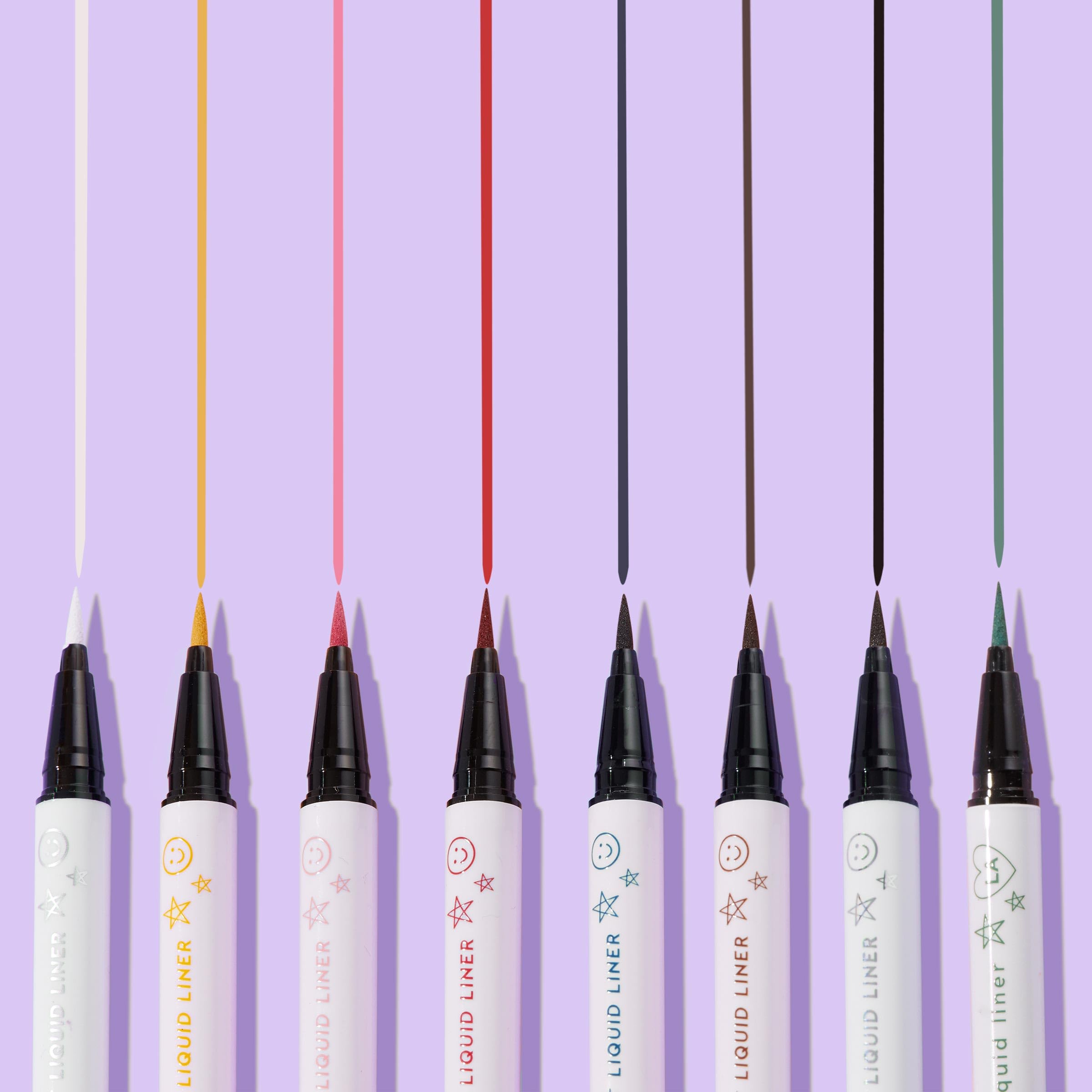 ColourPop liner in use creating a sharp winged eye for long-lasting, defined style