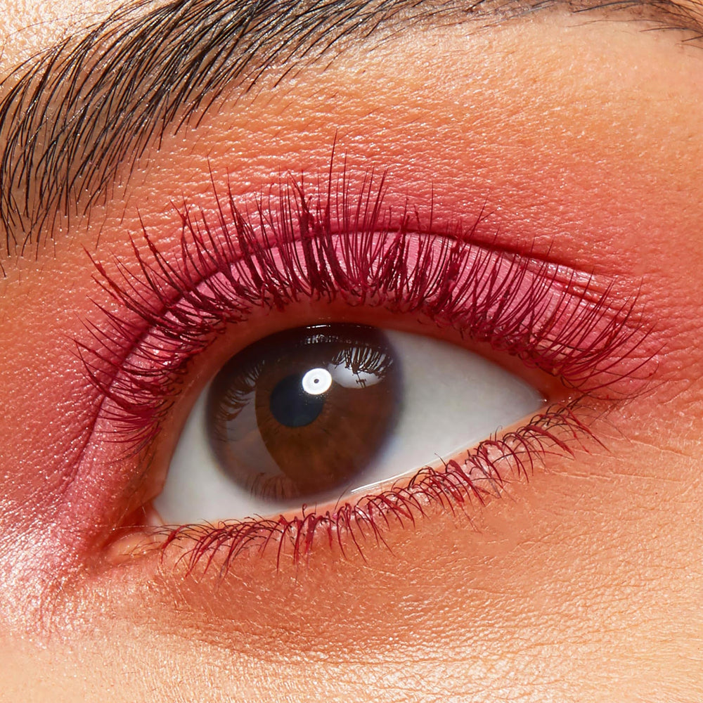 ColourPop BFF mascara before and after lashes highlighting visible lift and length