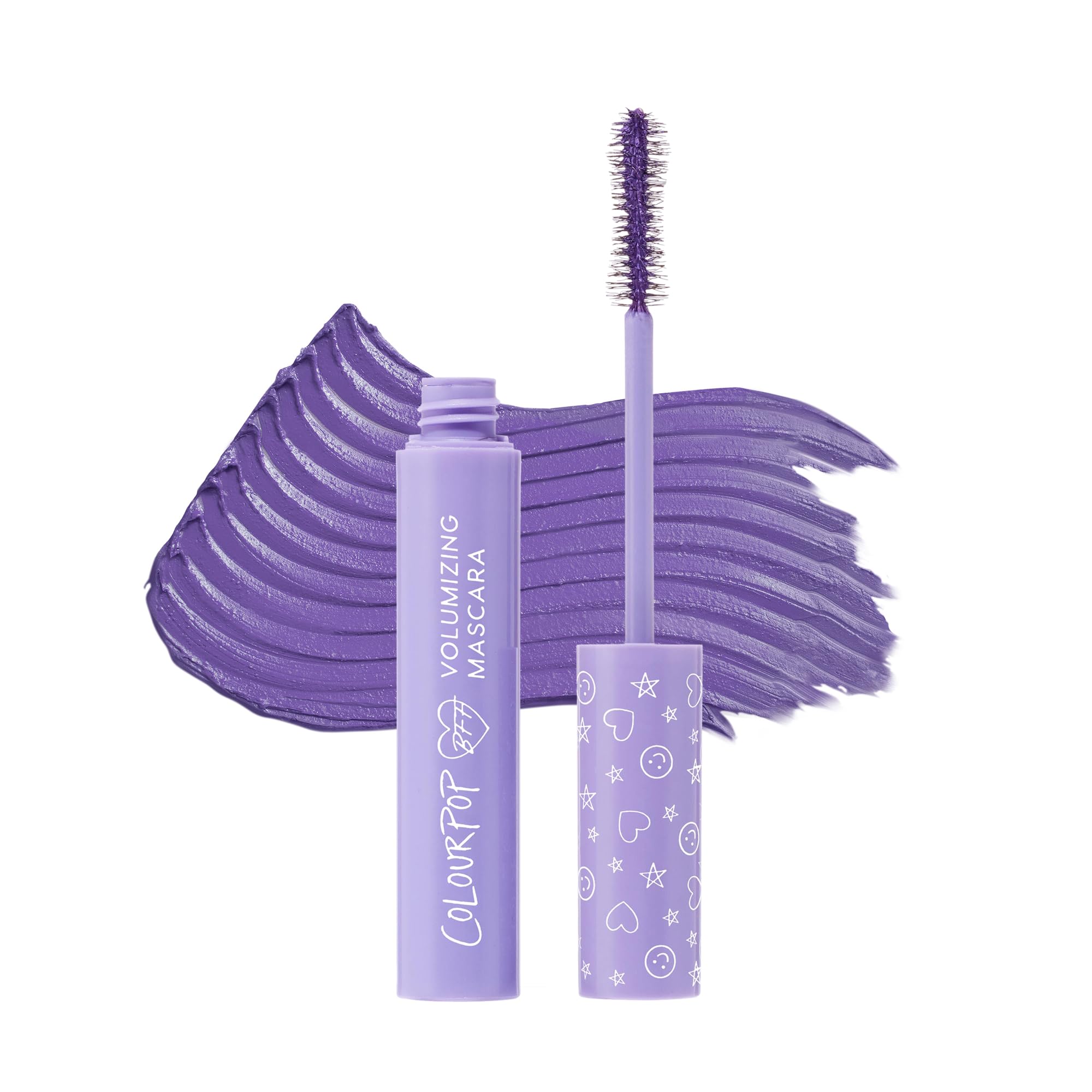 ColourPop BFF Mascara front packaging showing product benefits