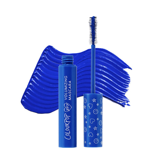 ColourPop BFF Mascara front tube showing sleek packaging and bold black shade benefit