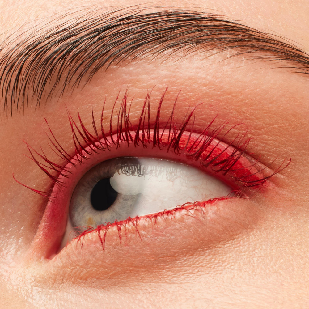 ColourPop BFF Mascara lashes before and after showing visible lift and volume