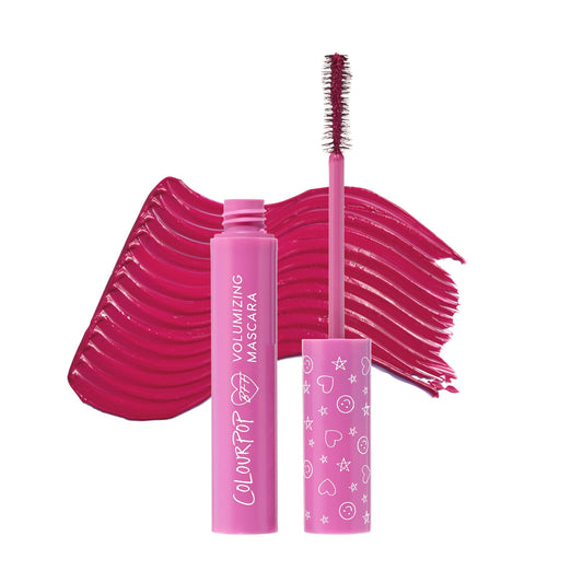 ColourPop BFF mascara tube front view showing sleek packaging and clear product name