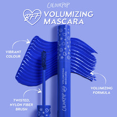 ColourPop BFF Mascara wand loaded with pigment highlighting buildable coverage