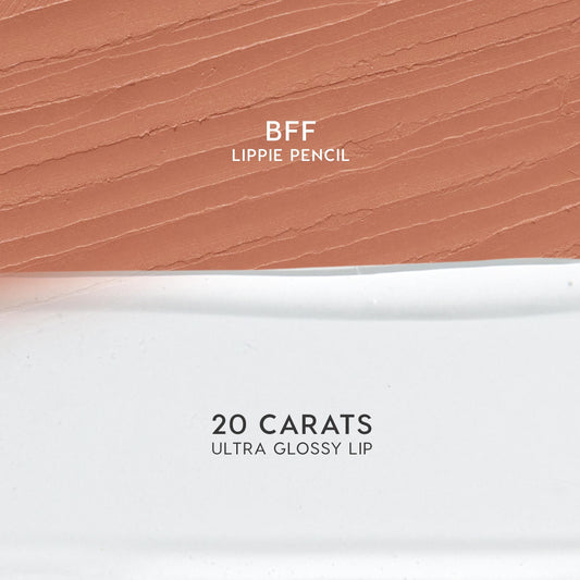 ColourPop BFF lip pencil creamy texture close-up showing smooth application and precise definition