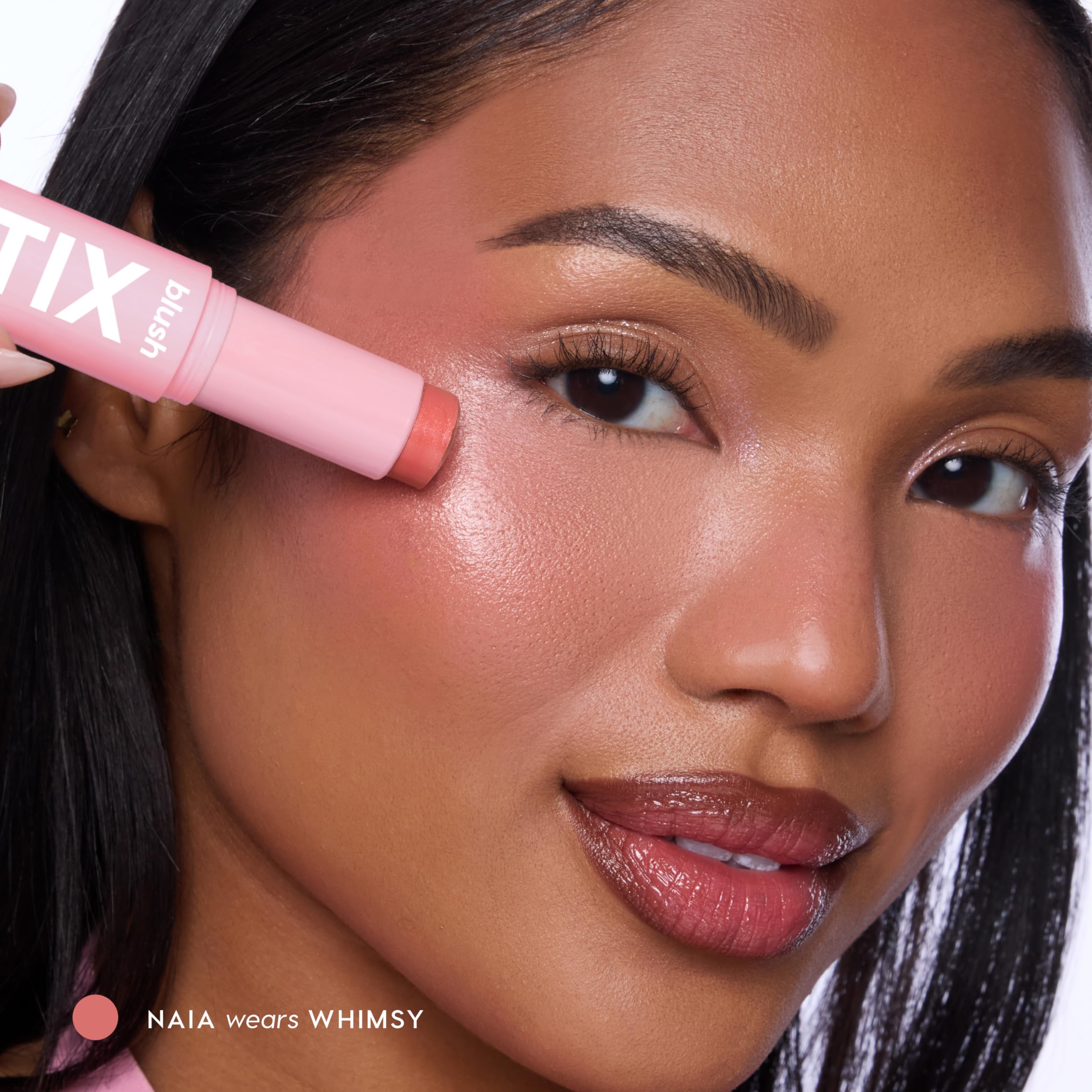 ColourPop Blush Stix label close-up showing shade name and product details for clarity